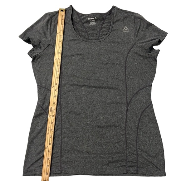 Reebok Women's Grey Fitted Performance T-shirt Size L - Picture 7 of 7
